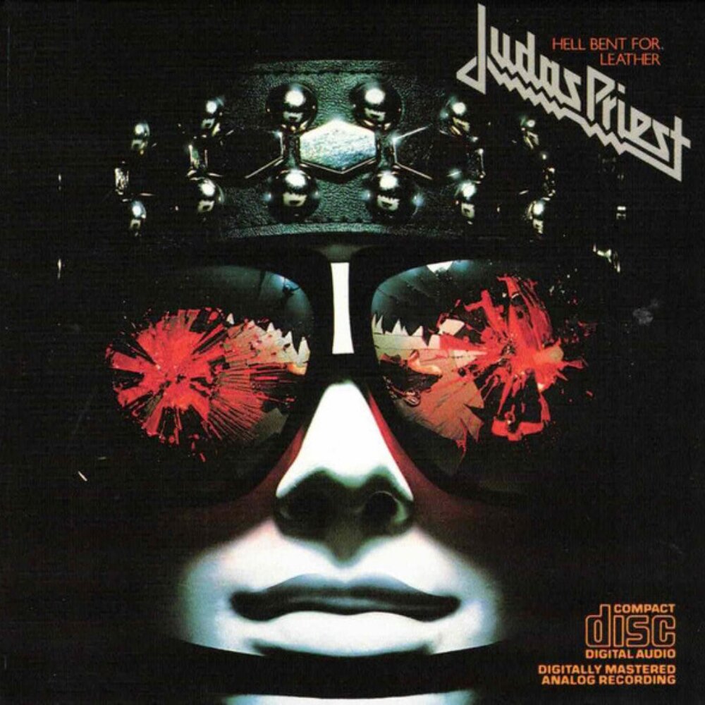 judas priest hell bent for leather mint reissued cd - heavy metal rob halford